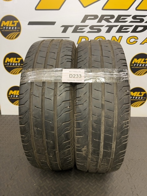 2x 205/65 R16C 107/105T Continental VanContact 200 6.4mm (D233) DOT:20 part worn