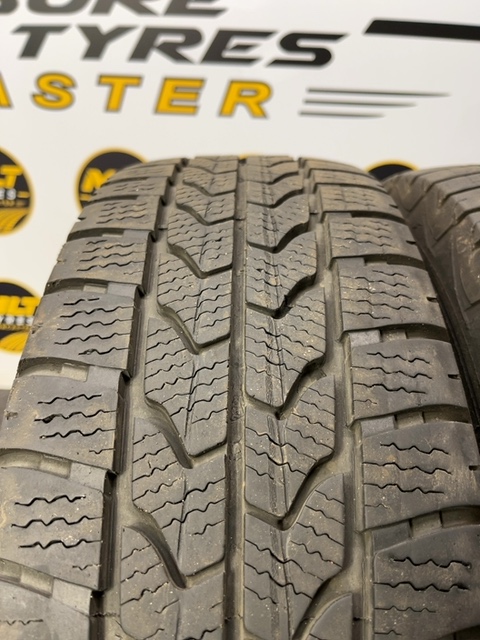 2x 225/75 R16C 121/120R Goodyear UltraGrip Cargo 7.2mm (D222) DOT:19 part worn